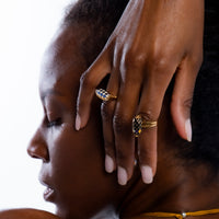 ATLAS HOLDING THE SKY RING (Gold-Black)