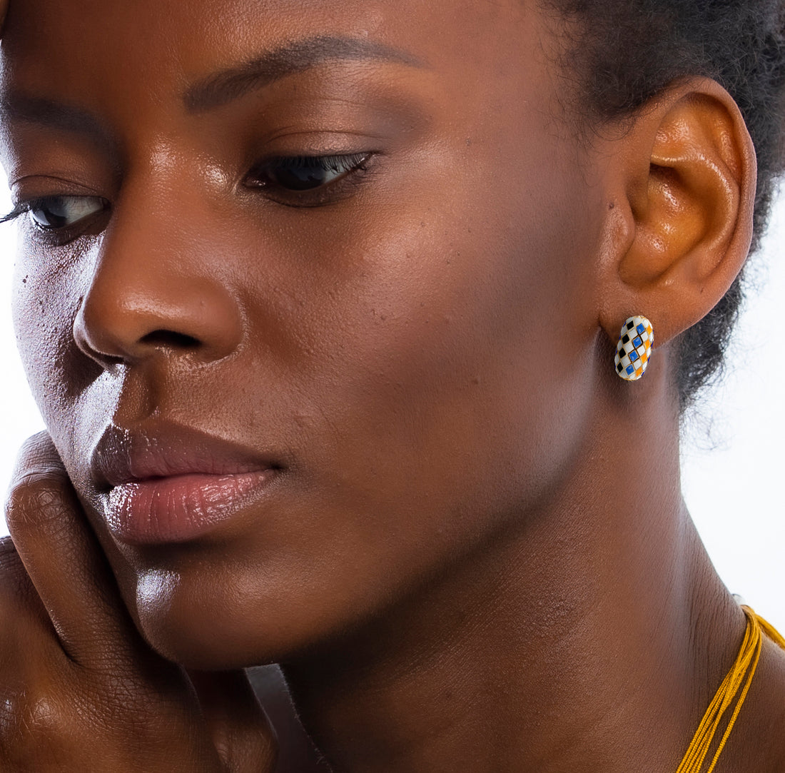 EARTH SEED EARRINGS (Gold-Yellow)