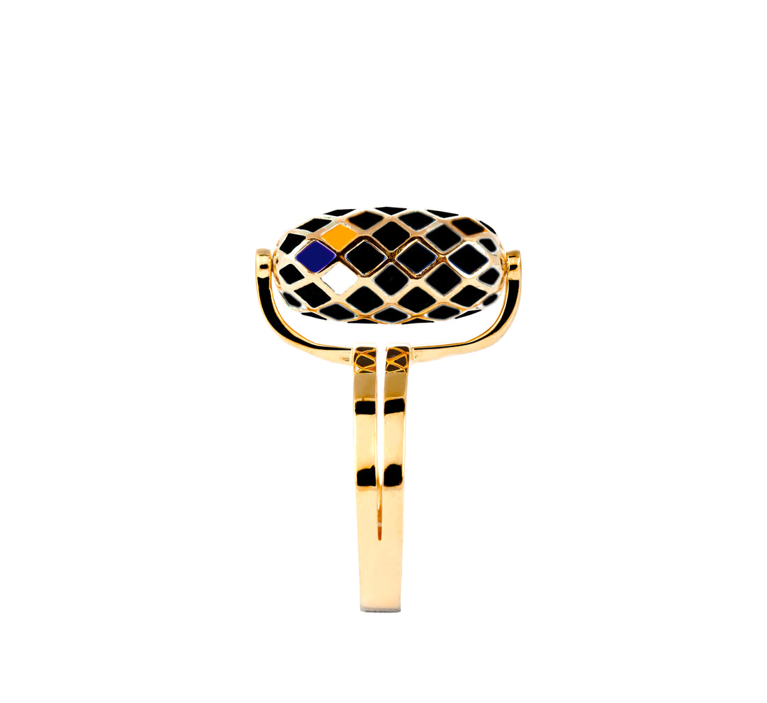 ATLAS HOLDING THE SKY RING (Gold-Black)