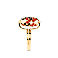 ATLAS HOLDING THE SKY RING (Gold-Red)