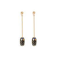 AIR SEED EARRINGS (Gold-Black)