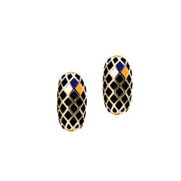 EARTH SEED EARRINGS (Gold-Black)