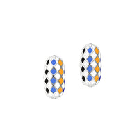 EARTH SEED EARRINGS (Silver-Yellow)